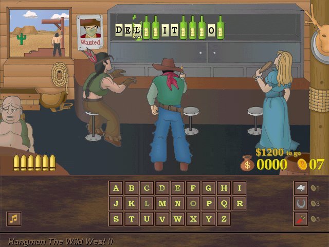 Hangman The Wild West II Screenshot